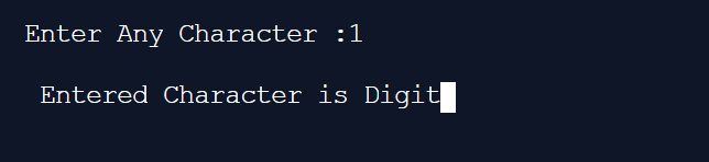 C program to check whether a character is alphabet, digit or special character