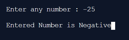C Program To Check Whether a Number is Positive or Negative or Zero