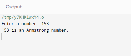 C Program to Check Armstrong Number